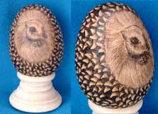 Hedgehog Egg on Pedestal