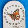 Peacock Butterfly Bookmark