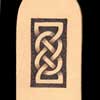 Celtic 3rd Anniversary Leather Bookmark