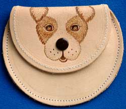 Dog Round Purse