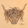 Highland Cow Coin Purse