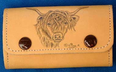 Highland Cow Key Case