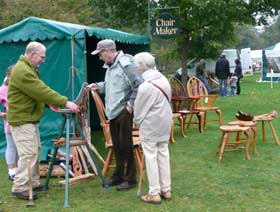 Peter Tree Chairmaker at Clumber Park Woodland Fair