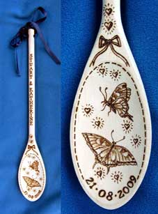 Butterfly Wedding Spoon