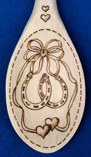 Wedding Horseshoes Spoon