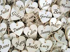 Heart Shaped Wedding Favours