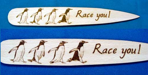 Gentoo Penguins Letter Opener