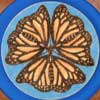 Monarch Butterfly Framed Pyrography